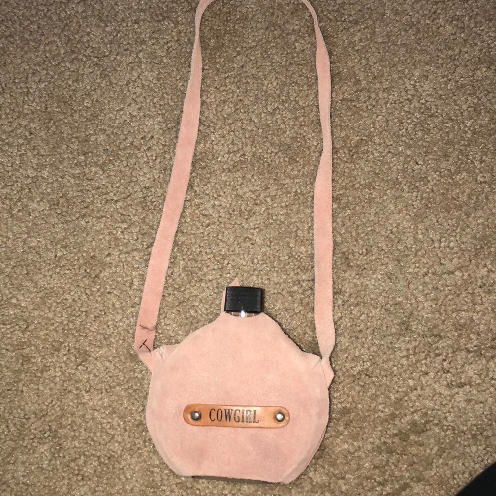 Vintage cowgirl water bottle